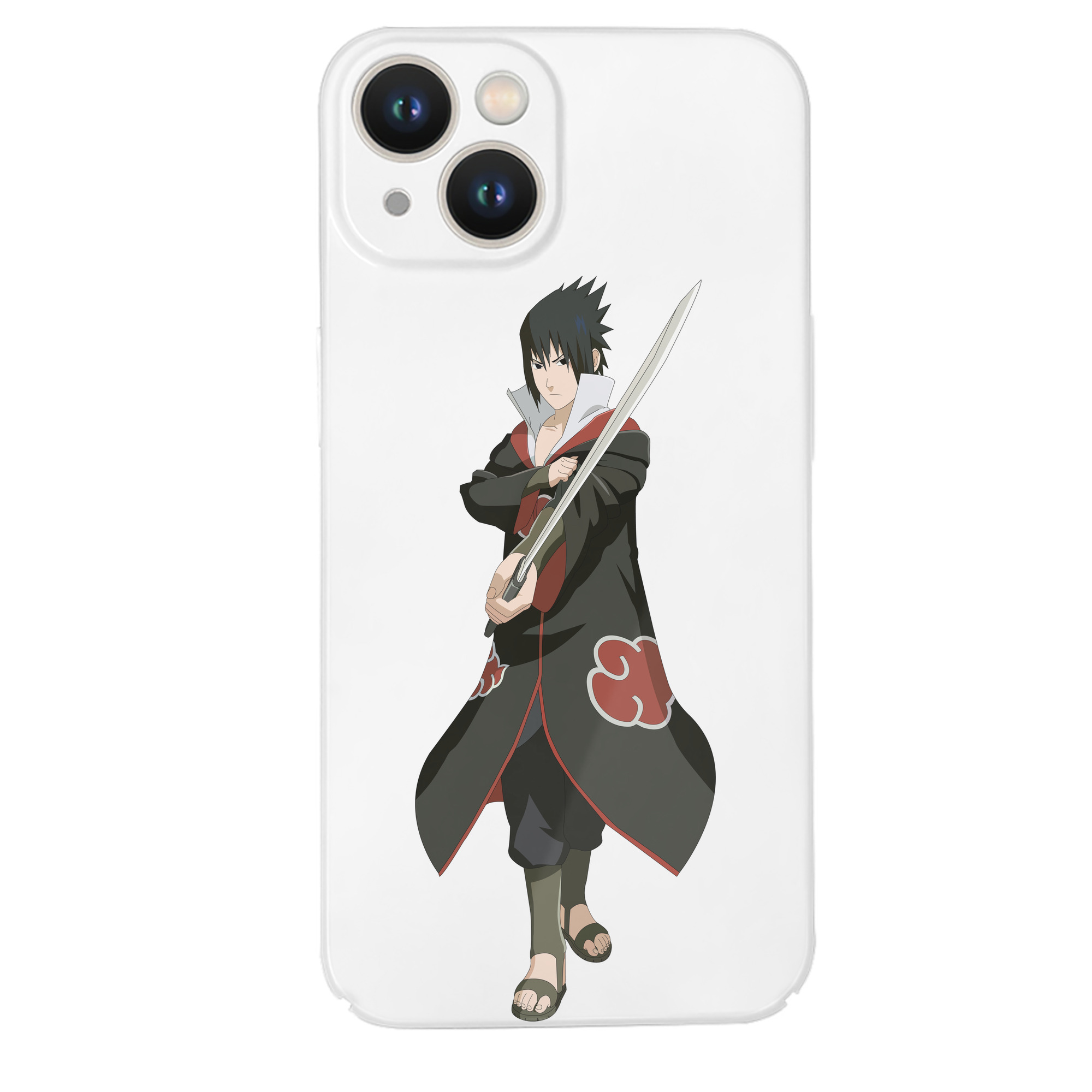 （画像用） NARUTO -ナルト- うちは サスケ Uchiha Sasuke 【iPhone 14シリーズ対応】ハードケース